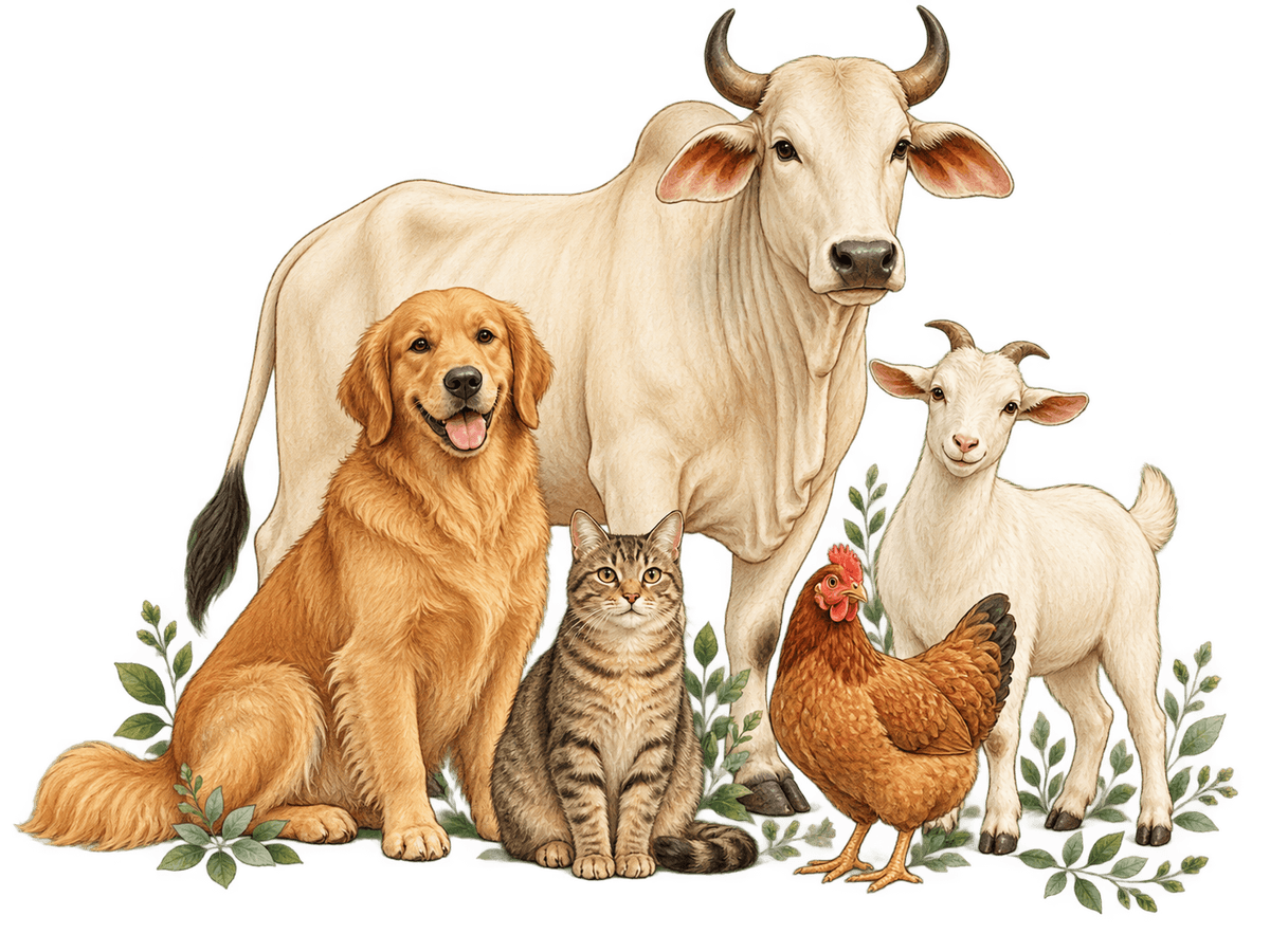 Pets and farm animals cared for by the KK Nutrivet community